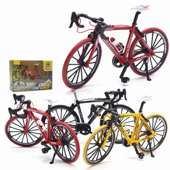 

1:10 Crazy Magic Finger Bicycle Alloy Model Simulation Bicycle Bend Road Racing Toy Adult Collection Gifts