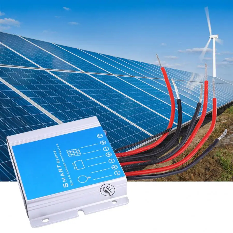

Solar Charge Controller IP67 Waterproof Programmable Li-ion Battery Charging with Regulator Infrared Remote Control