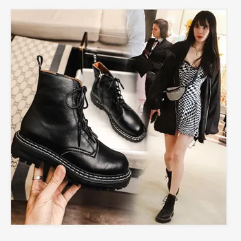 

boots shoes female ins in the spring and autumn cool summer breathable joker sheet boots British wind short boots