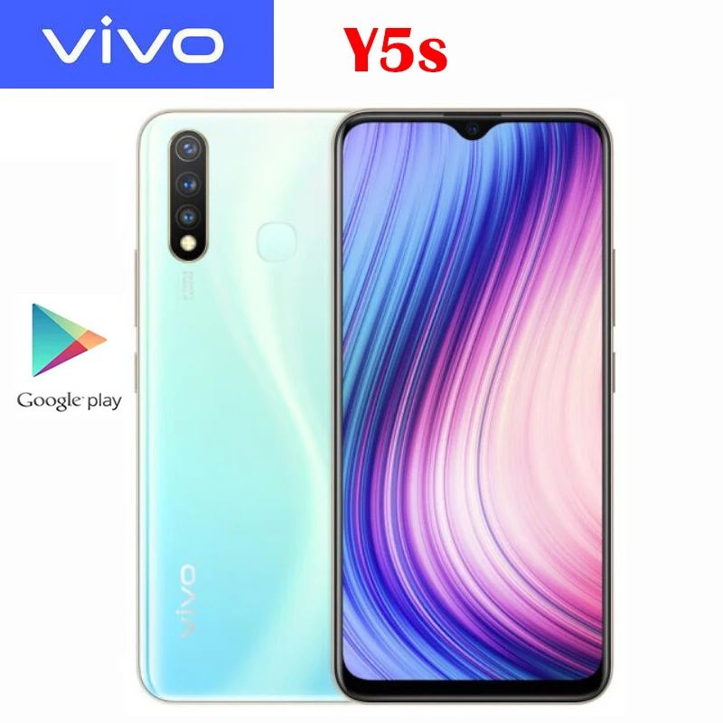 Оригинальный Новый Официальный смартфон VIVO Y5s 4 Гб 128 ГБ Helio P65 16.0MP 3 задние камеры