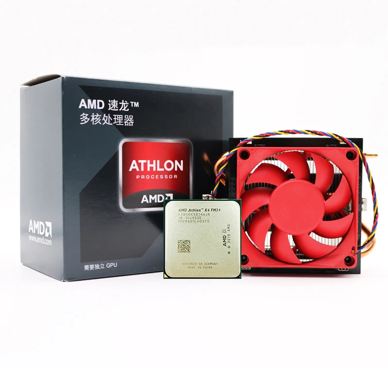 

AMD Athlon X4 860K CPU PC computer X860K Socket FM2+ 3.7 GHz Quad-Core 860 K 100% working Desktop Processor Contain Cooler Fan