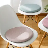 Sitting Cushion Comfortable Modern Style Thickened Round Seat Handmade Floor Pouf for Porch 1