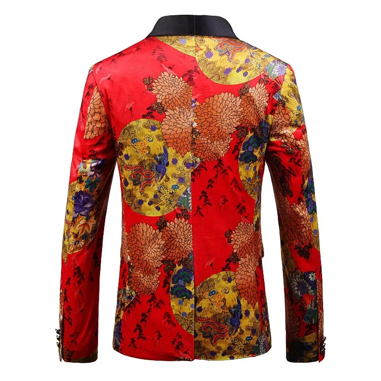 Импортные товары мужской стиль костюм Slim Fit модный костюм комплект из двух предметов поколение жира