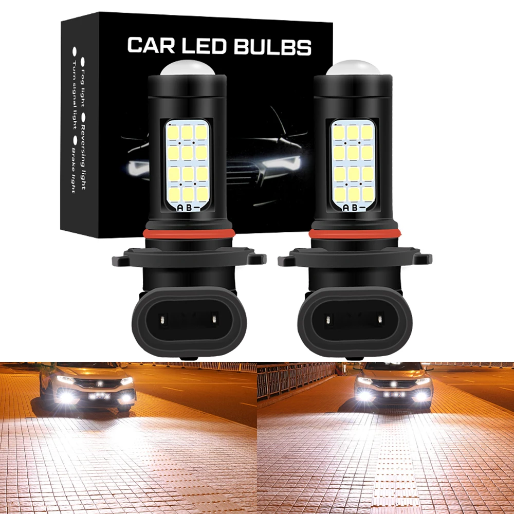 

2x H8 H11 H9 Led H16 JP EU HB4 HB3 9005 9006 Fog Lights Bulb 2000LM 3000K 6000K White Car Driving Running Lamp Auto Car Light