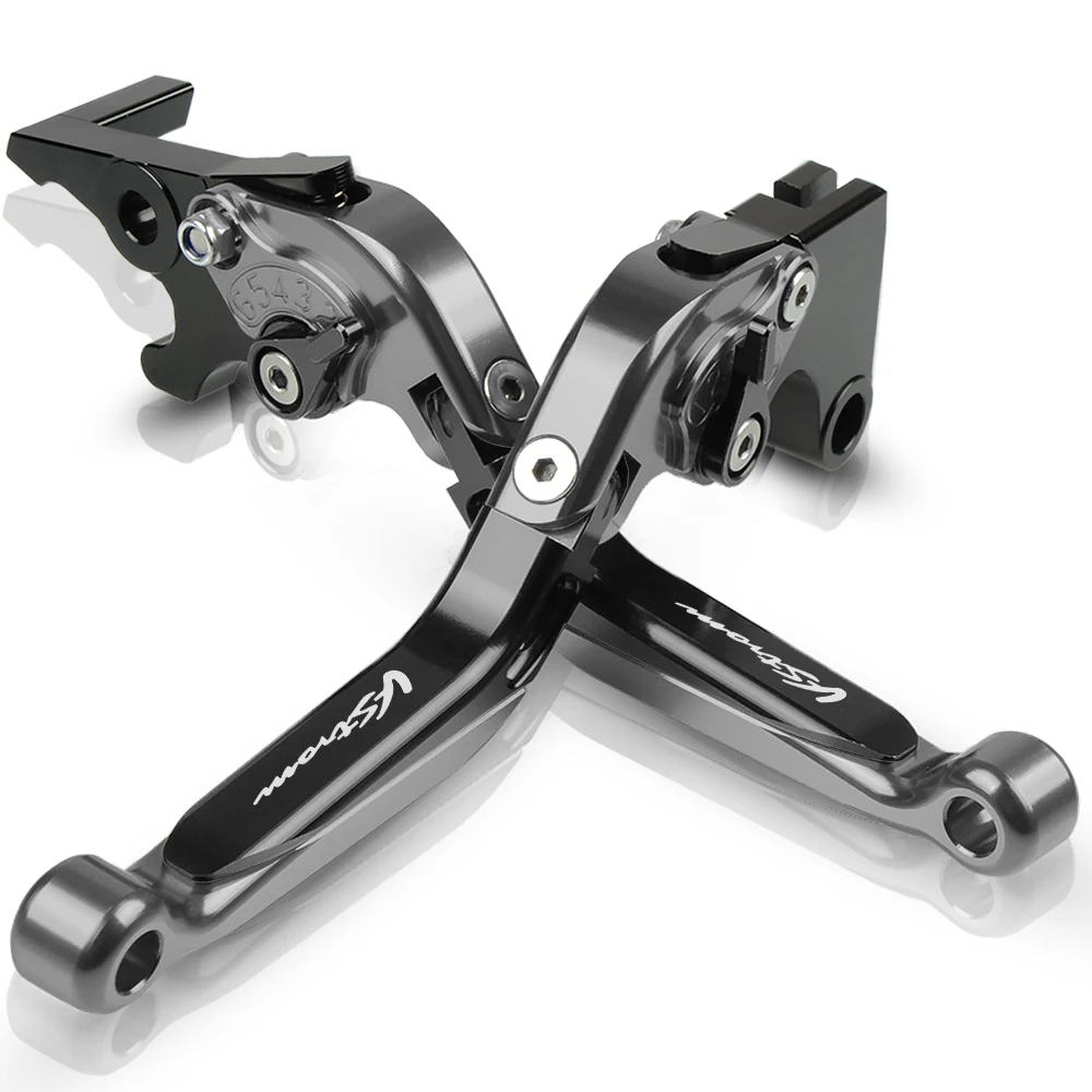 Для Suzuki DL250 V-strom DL250/V-STROM- аксессуары для мотоциклов Складные Выдвижные Регулируемые тормозные рычаги сцепления - Цвет: V-strom