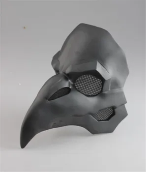 

Game OW Mask PVC Type Punk Mask Crow Reaper Nevermore Skin Masks Reaper Plague Doctor Mask Birds Long Nose Punk Crow Retro Mask