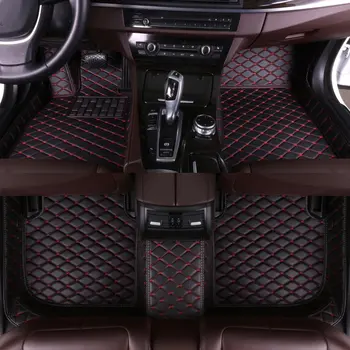 

Custom Auto Foot Pads Automobile Carpet Cover for Changan CS35PLUS 2018 2019 Car Floor Mats Flash Mat Leather Artificial Leather