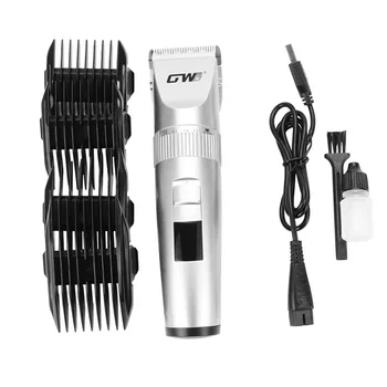 

GW USB Professional Hair Clipper with USB Cable Rechargeable Waterproof Men's Hair Clipper Wireless LCD Monitor
