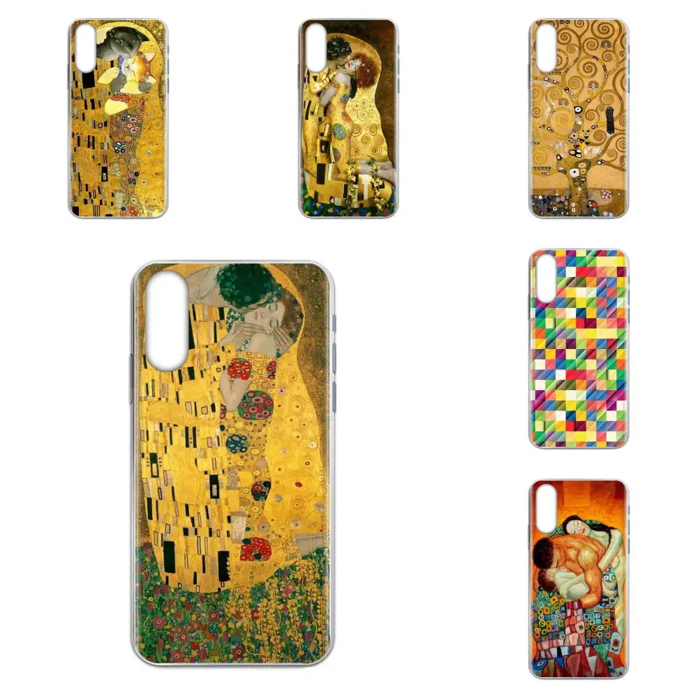 Чехол из ТПУ для HTC Desire 530 626 628 630 816 820 One A9 M7 M8 M9 M10 E9 U11 U12 Life Plus Kiss By Gustav Klimt | Мобильные