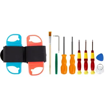 

1 Set Screwdriver, for Nintendo Screwdriver Set &2Pcs Adjustable Elastic Dance Wrist Band Strap Wristband