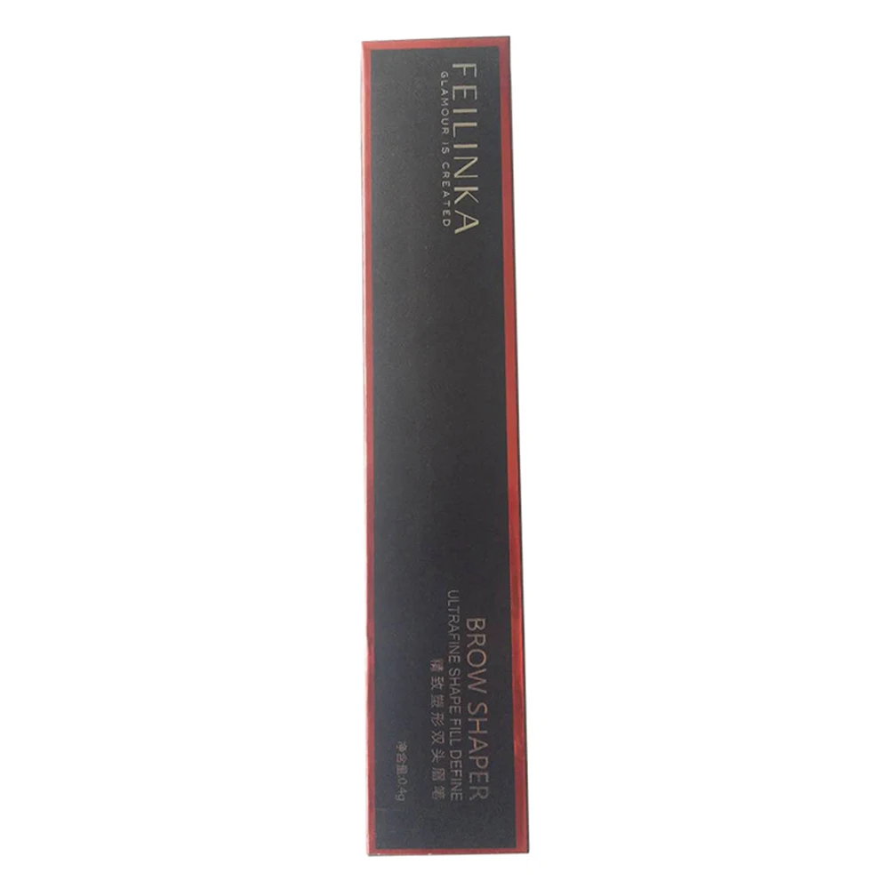 4 Colors Waterproof Natural Eyebrow Pen Soft Double-Headed Eye Brow Tint Lasting Easy To Wear Brown Grey Eyebrow Pencil TSLM2