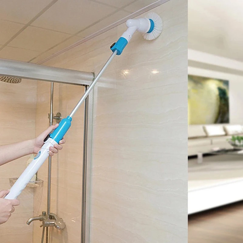 Electric Spin Scrubber Turbo Scrub Cleaning Brush Cordless Chargeable