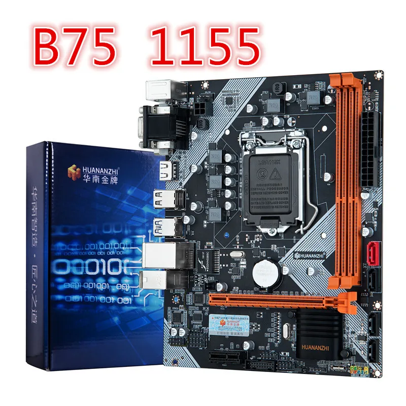 HUANANZHI B75 настольная материнская плата LGA1155 для i3 i5 i7 CPU поддержка памяти ddr3 1155 |