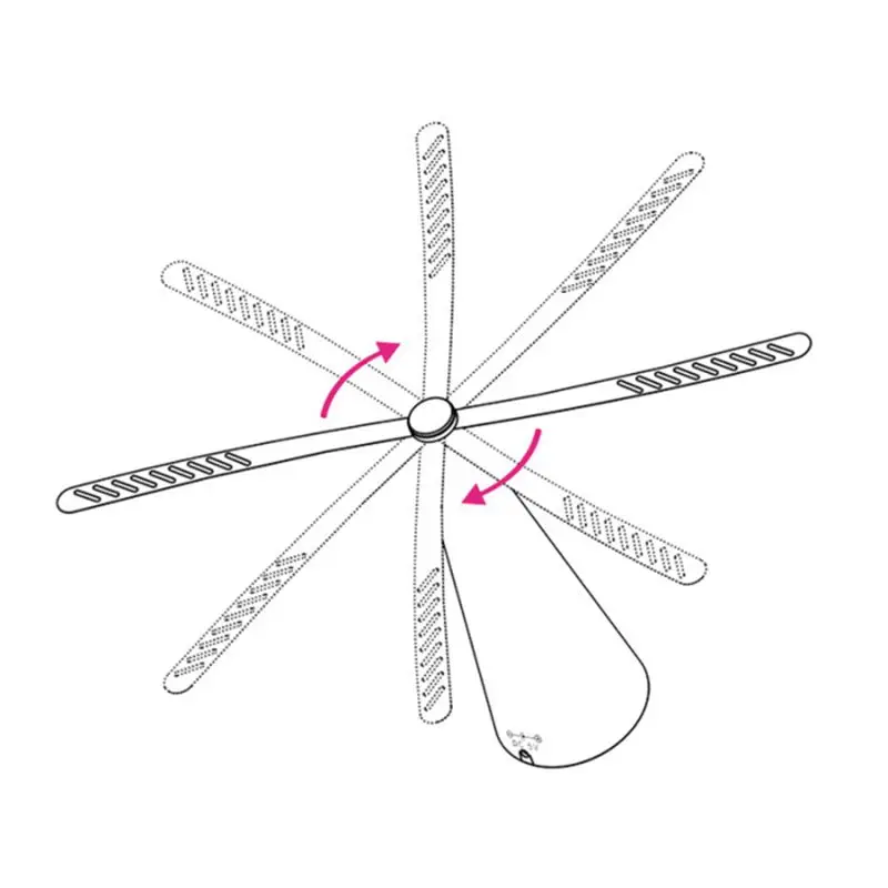 1pcs Automatic Fly Trap Fly Repellent Fan Battery Power Multifunctional Flies Bugs Repellant Device