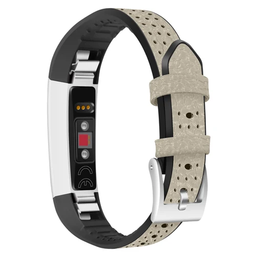 apricot Ремешок для часов из натуральной кожи Для Fitbit Alta/Alta HR Band, спортивный сменный ремешок для часов, модный браслет, аксессуары для ремня - Цвет ремешка: apricot
