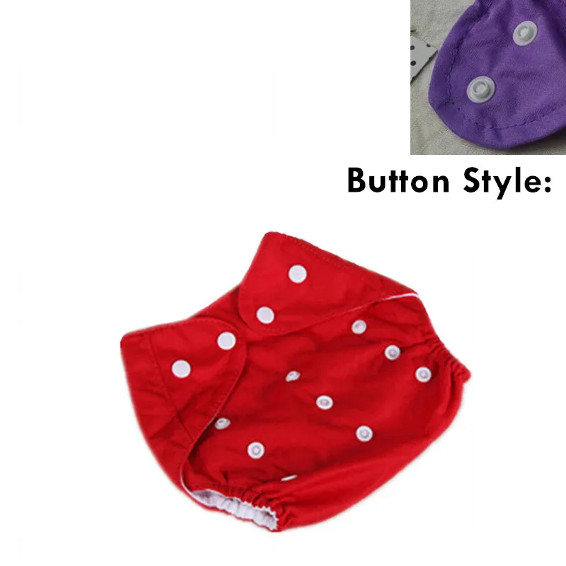 Baby Diapers Children Cloth Diaper Reusable QD23 Shipping Cover Diaper Free Adjustable Nappies Washable - Цвет: QD22 csak Red