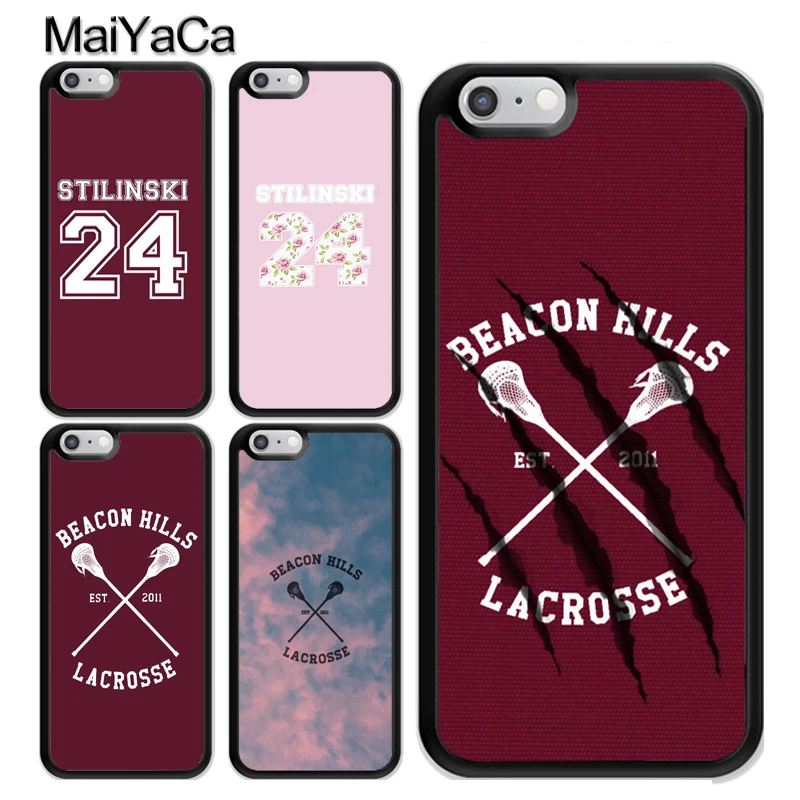 Teen Wolf Stilinski 24 Beacon Hill Lacrosse для iPhone 12 Mini 11 Pro MAX X XR XS SE 2020 6S 7 8 Plus 5s чехол|Бамперы| |