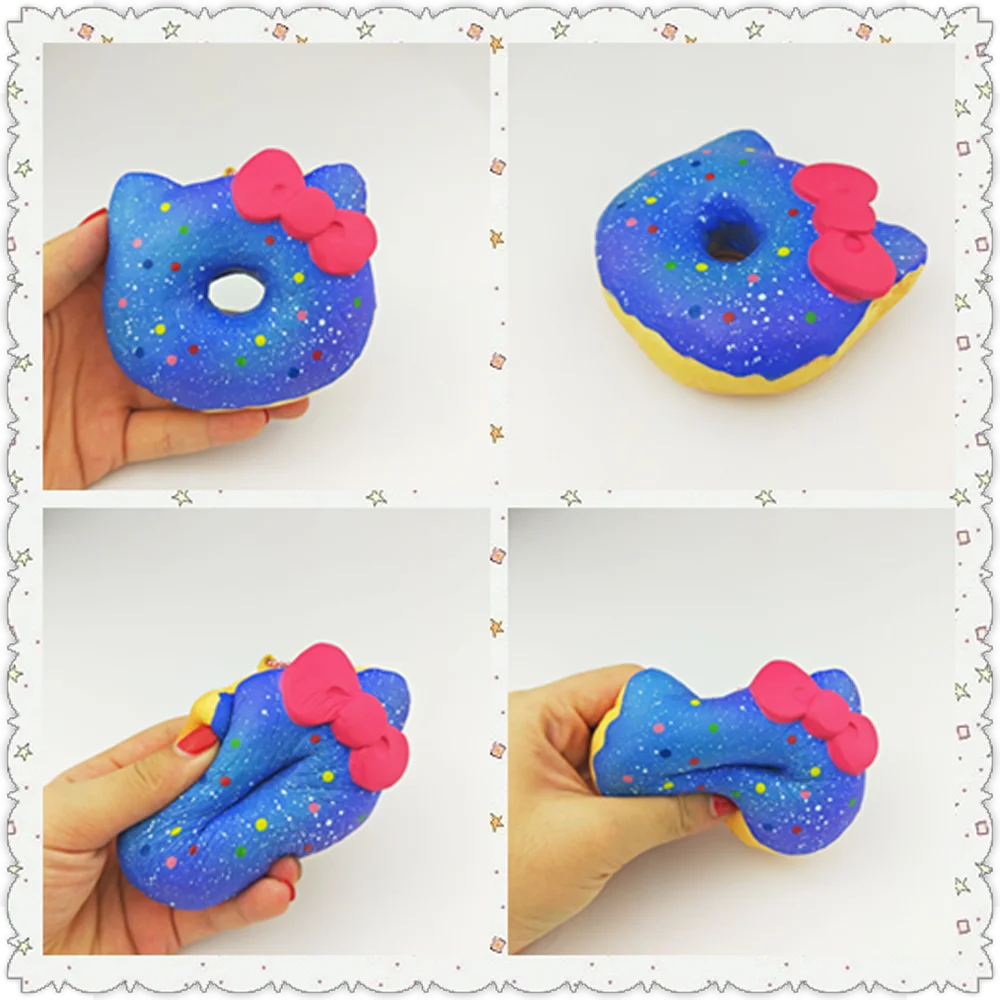 

Squishy Hello kitty donut Slow rebound Squeeze Toys Stress Relief toys Fun Surprise Popular Toys