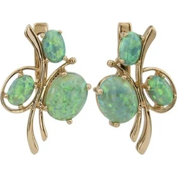 

Aloris earrings with 6 Red Gold Opals