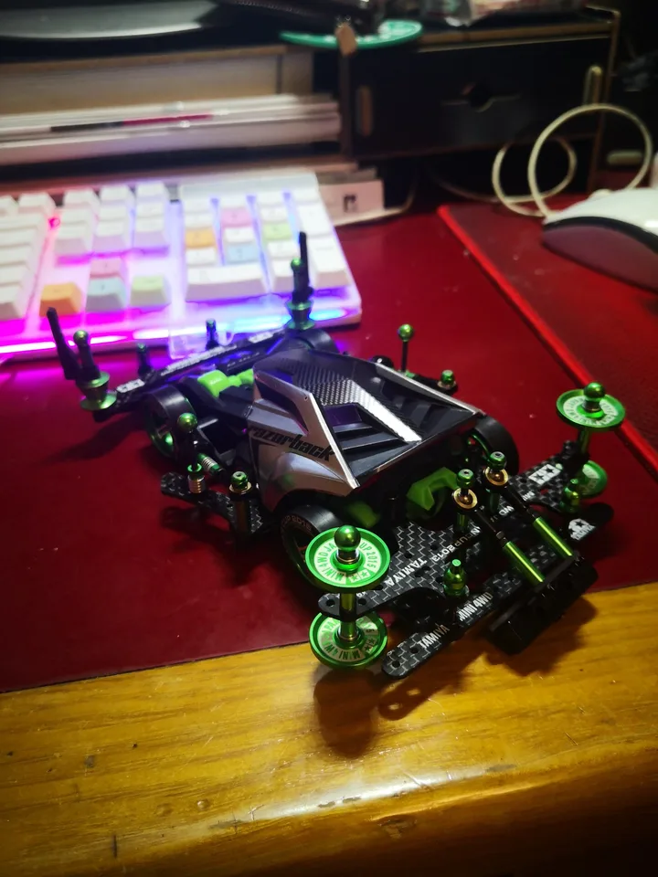 JR RAZORBACK Upgrade Car Set FMA Chassis 18713 Front Motor Car