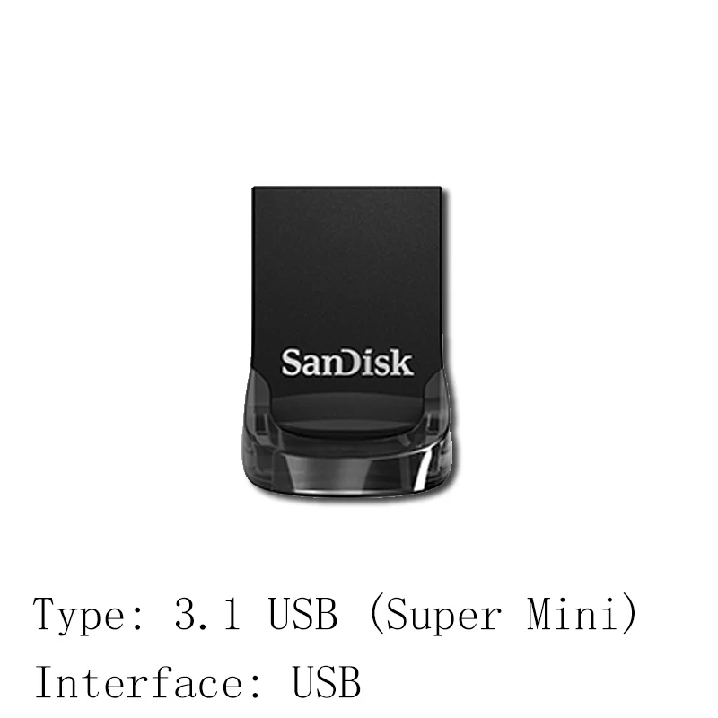 Sandisk USB 3,1 мини-накопитель 128 Гб 64 ГБ 32 ГБ 256 ГБ USB флеш-накопитель 32 64 128 16 ГБ флеш-накопитель USB флеш-накопитель диск на ключ памяти - Цвет: CZ430