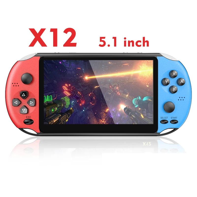Data Frog X12 Portable Handheld Video Game Console Built-in 3200+ Games For GB/GBA/GBC/SEGA/CPS/NEOGEO/MAME/FC/SFC 9 Emulators 