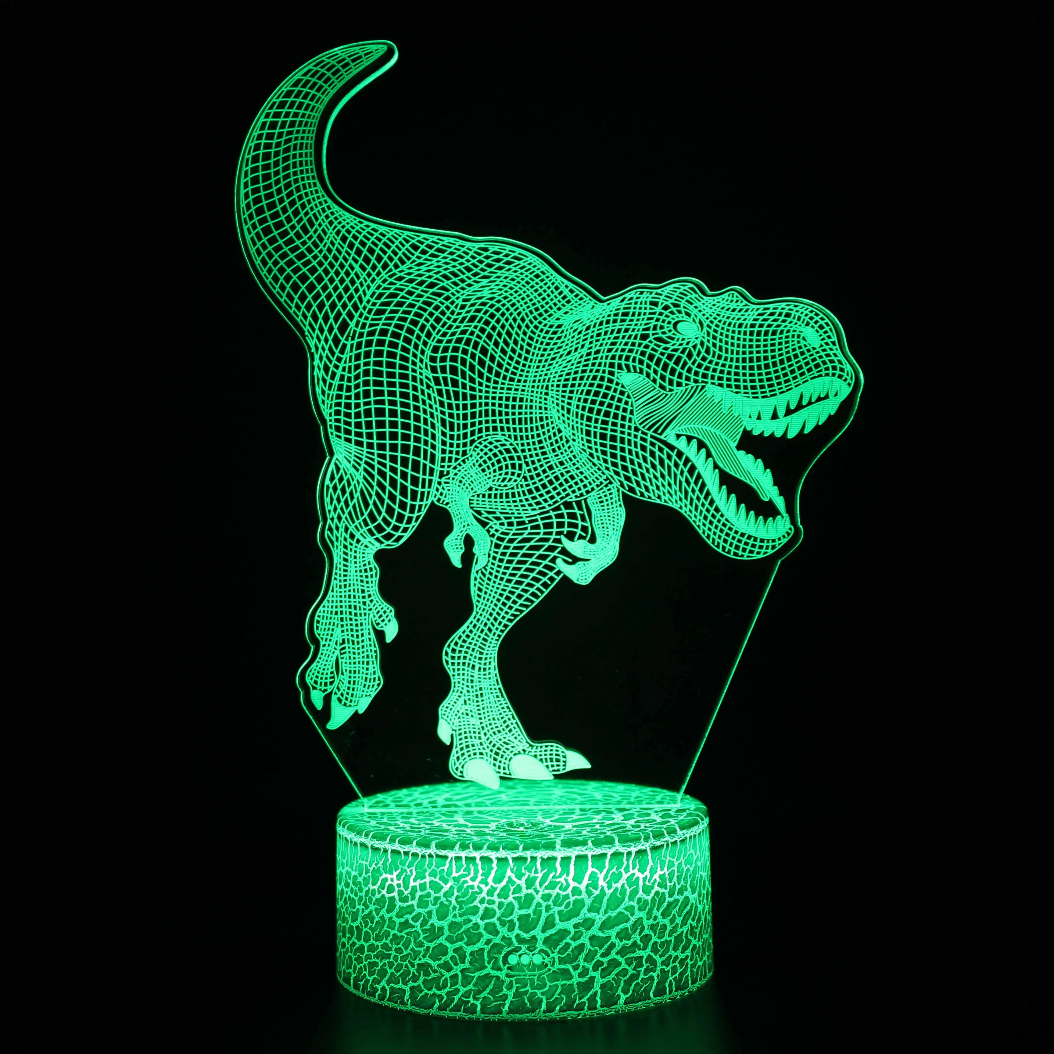 Ночники светодиодные новинка 3D лампа милая игрушка подарок 7 цветов абстрактная