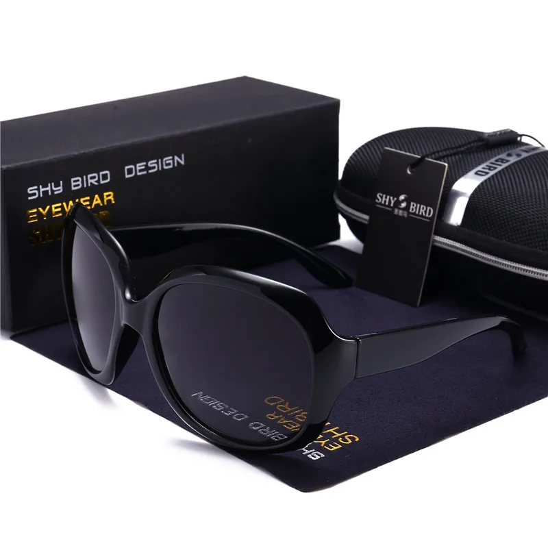 

SHYBIRD Women Oversized Sunglasses New Fashion Polarized Eyewear Retro Sun Glasses Brand Designer Outdoor Travel Driving UV400