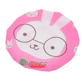 

Cute Cartoon Animal Waterproof Shower Cap Resuable Lace Elastic Band Bath Hair Caps elastic band cap