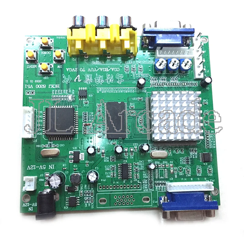Аркадная игра RGB/CGA/EGA/YUV К двойной VGA HD видео конвертер адаптер доска GBS-8220