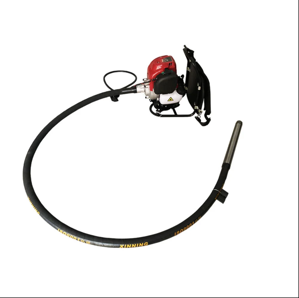 

Portable 1.2 KW Gasoline knapsack concrete vibrating rod plug-in vibrating rod cement lifting tamper