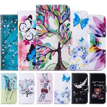 

Phone Cover Flip Case For Huawei Mate 8 9 10 20 Lite P30 Pro Honor 10 6C 7X 8A 8C Retro Capa Wallet Leather Coque D07G