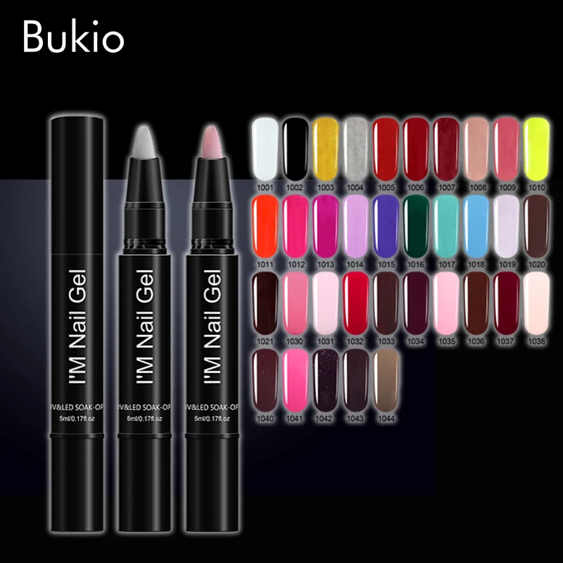 Набор кистей для гелевого маникюра Bukio Handy набор нейл арта Nagellak простой в