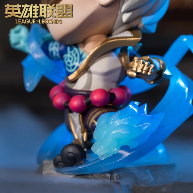 League of Legends Dragon Venerable Li Qing s Action Figure Q Version Model Desktop Ornaments Cartoon