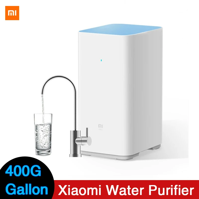 Очиститель воды Xiaomi Mi 400 г очиститель поддержка WIFI приложение Mijia Android IOS фильтры