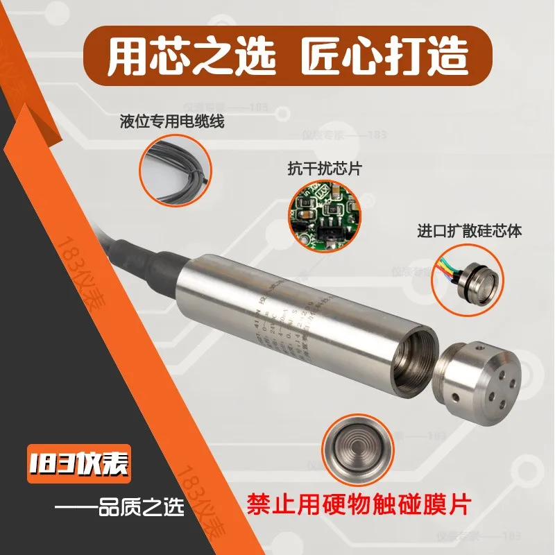 Customized Input Level Meter Level Sensor Level Transmitter Capacitance Level Sensor