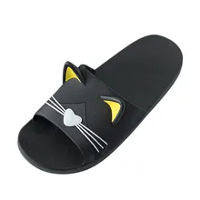 SAGACE модные тапочки; мужские домашние тапочки для помещений с рисунком кота; повседневная обувь; Мужская семейная обувь; пляжные сандалии; нескользящая обувь; коллекция года