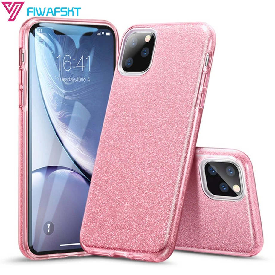 Милые блестящие Блестящий Шикарный чехол для телефона iPhone 11 Pro Max 7 8 плюс 6 6s 5 5S SE X XS