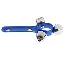 Пластиковая детская погремушка, ручная погремушка, погремушка с 5 колокольчиками, музыкальный инструмент для малышей