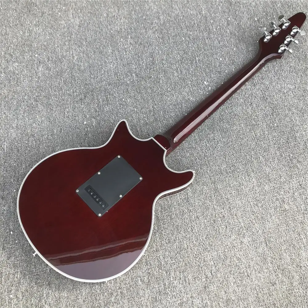 Высокое качество Guild Brian BM01 Brian may-гитара черный Pickguard 3 пикапы тремоло мост 24 Лады на заказ винно-красная электрогитара