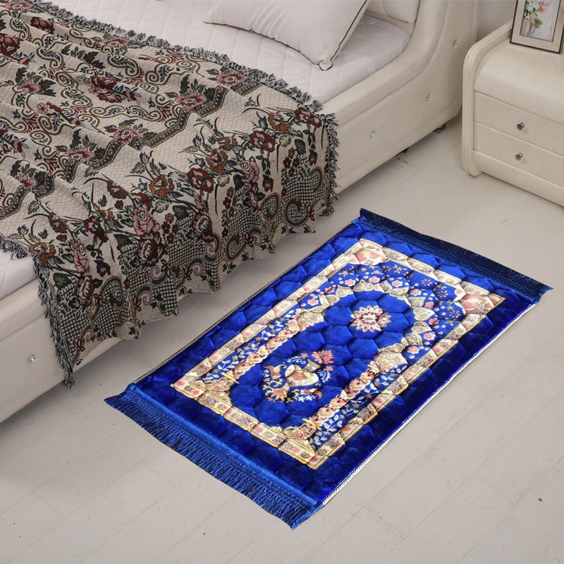 70x110 см мусульманский коврик для молитвы напольный коврик садовый паломничества большие ковры для гостиной, для дома, гостиной Спальня прикроватный Прямоугольный Коврик