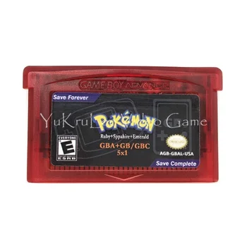 

5 in 1 Video Game Cartridge Card for Nintendo GBA Series Consoles