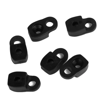 

Pack 6 Nylon Shock Cord Ends Line Guide For Kayak Canoe Fishing Dinghy Boat