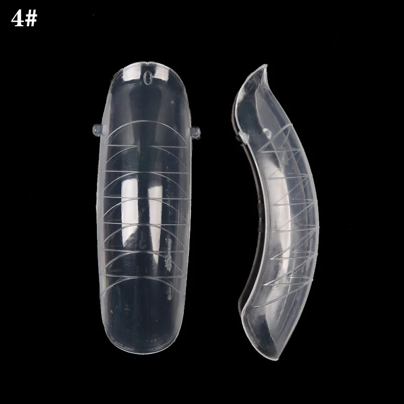 120Pcs Building Mold Nail Tips Dual Form Plastic False Fake Nails Reusable Tool Full Cover Nail Extension For Mutiple Nail Shape