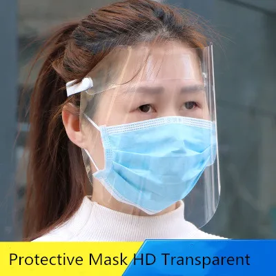 

Protective Mask HD Transparent Children Adult Full Face Splash Mask Oil Smoke Masks Protective Face For Workshops Against Dust