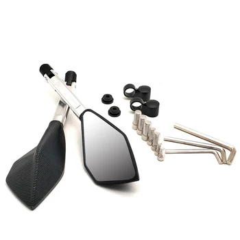 

1 Pair Motorcycle Rearview Mirrors Universial retrovisor moto accessories For Suzuki GSXS750 GSXR600 GSXR750 RM85 RM125 RM250