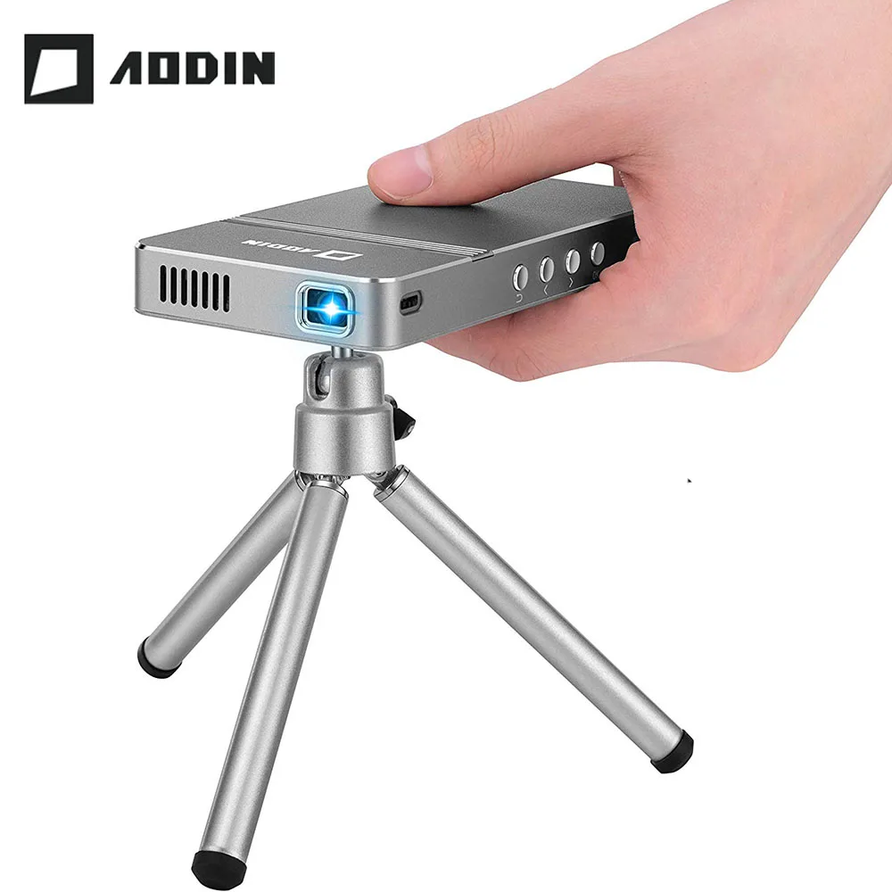 AODIN AirGo 1600 люмен WiFi Пико проектор для бизнеса и образования DLP LED Портативный