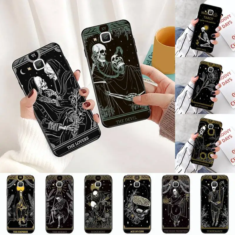 

Witches moon Tarot Mystery totem Phone Case For Samsung Galaxy J2 J4 J5 J6 J7 J8 2016 2017 2018 Prime Pro plus Neo duo