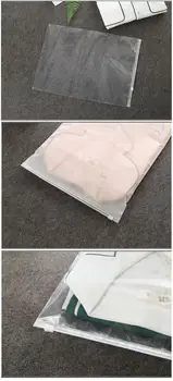 

10 PCS PE matte thick clothing packaging ziplock plastic zipper packaging ziplock bag