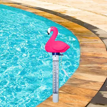 

Flamingo Floating Pool Thermometer Swimming Pool Temperature Measurement Cute-shaped Swimming Pools For Bath/Water Spa